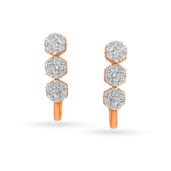 3 Piece Solitaire Design Julie Diamond Earrings