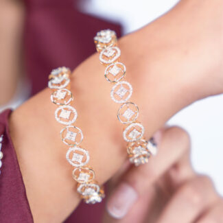 Bright diamond bracelets