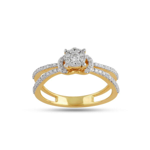 Halo Diamond Engagement Ring
